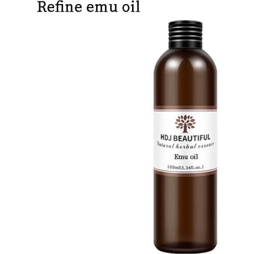 100-1000ml Refine emu oil skin care base oil, easy to absorb, moisturize