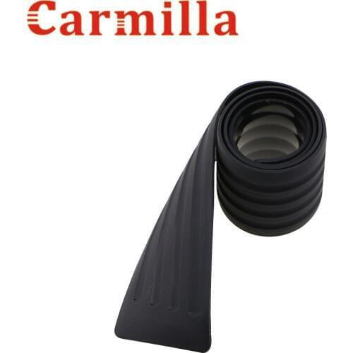 Carmilla New Rubber Rear Guard Bumper Protector Trim Cover Sticker For Toyota RAV4 Camry Corolla Prado Yari Prius Accessories