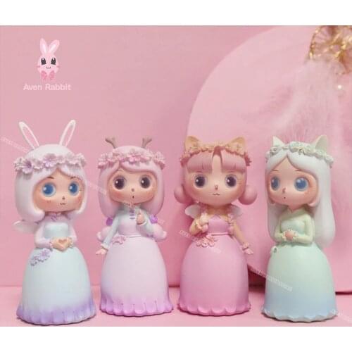 Flower Elf Blind Box Cute Cartoon Doll Birthday Gift Girl Room Decorations Toys Guess Bag Blind Toys Figures Free Shipping