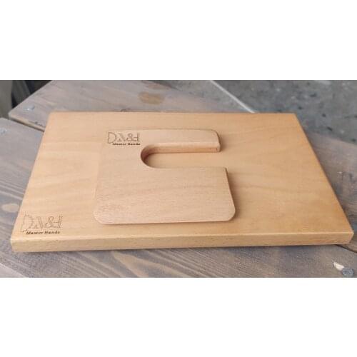 Kid-Friendly Wooden Cutting Board and Knife for Children, Safe Wooden Chopper and Board Combo, Toddler Utensil, Montessori Tool