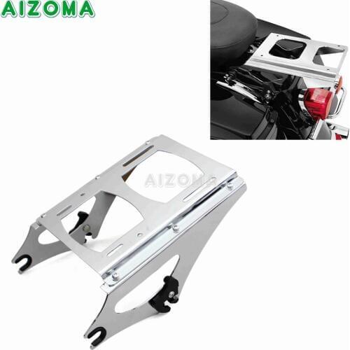 Motorcycle Two-Up Tour Pak Pack Luggage Rack For Harley Touring Raod King FLHRC FLHT FLHX FLTR FLTRX 2009-2013 Detachable Holder