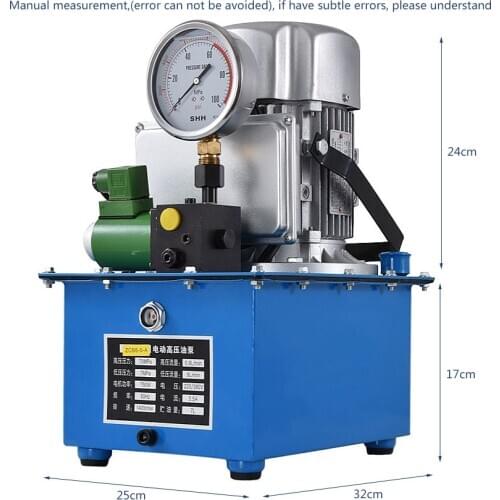 ZCB6-5-A Ultra-high Voltage Electric Pump Pydraulic Pump Piston Pump 220V/380V 0.75KW 70MPA 7 L (Pedal Type-With Solenoid Valve)