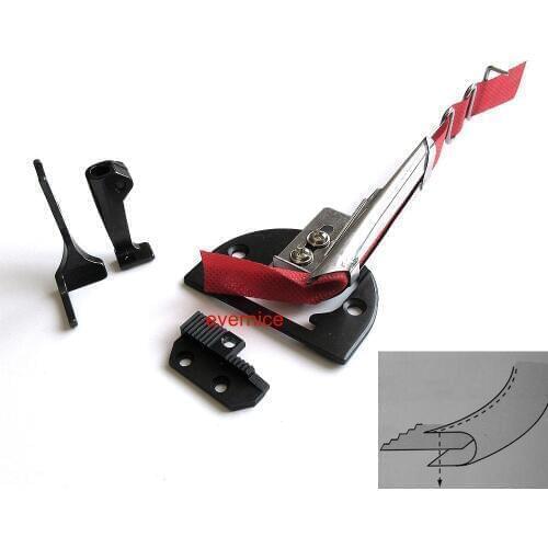 Walking Foot Needle Plate Feeder Tape Binder Binding For Juki Dnu-241,Dnu-1541