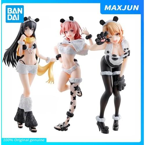 MAXJUN Anime My Youth Romantic Comedy Is Wrong, As I Expected Figure Yukino Yui Iroha PVC Model Toys Panda sexy Action Figure