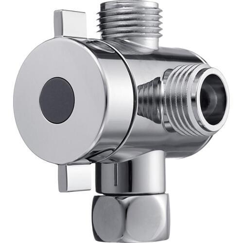 Multifunction 3 Way Shower Head Diverter Valve G1/2" Three Function Switch Adapter Valve