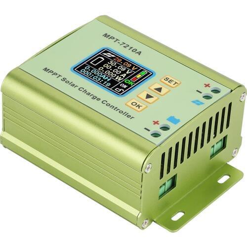 MPT-7210A Aluminum Alloy LCD Display MPPT Solar Panel Charge Controller with 24V / 36V / 48V / 60V / 72V battery pack system