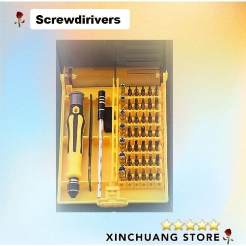 45 in 1 Multi-Function Magnetic Portable Precision Screwdriver Set for mobile phone/tablet/PC/camera repair