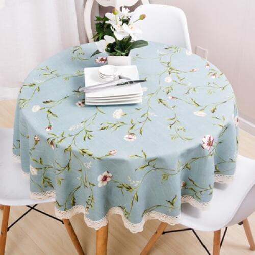 PROUD ROSE Linen Tablecloths On The Table