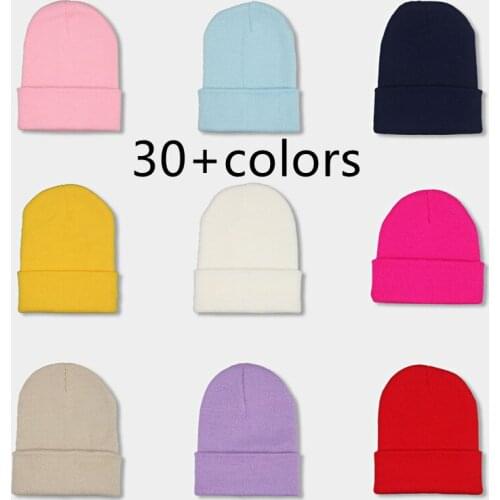 Beanie hats for women solid green red flexible hip hop streetwear skullies winter outdoor ski bunny winter hat gorras para mujer