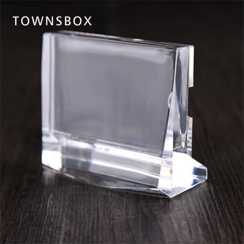 Liquor Price Wine Tag Display Acrylic Block Frame Desk Sign Table Label Holder Seat Name Card Stand l Photo Picture Cover