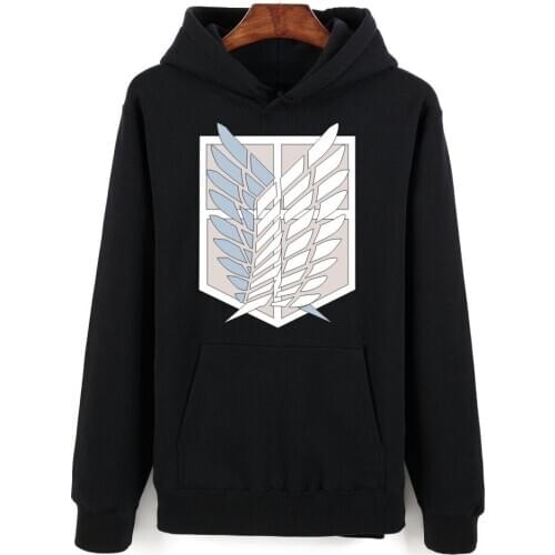Hot Sale Attack on Titan Hoodie Harajuku Men Women Sweatshirt Long Sleeve Hot Sale Anime Attack On Titan Hoodies Sweatshirts Men