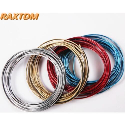 5m Car Interior Exterior Mouldings Trim Decorative Strip Line For BMW E46 E52 E53 E60 E90 F01 F20 F10 F30 F15 X1 X3 X5 X6