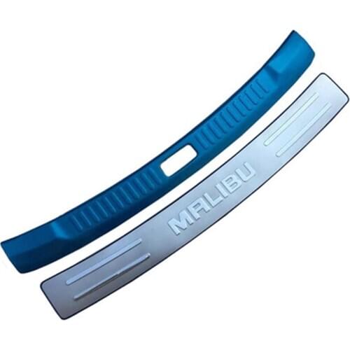 Stainless steel Rear Door Bumper Protector sill plate/ Trunk Tread Plate Trim Car styling for 2012-2015 Chevrolet Malibu