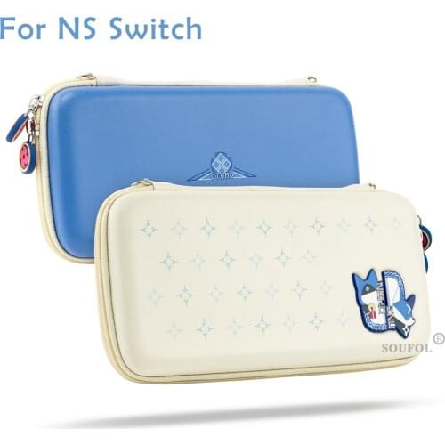 Cat and Dog Design Luxury PU Hard Protective Pouch Bag For Nintendos Switch Console NS Waterproof Case Cover Game Accessories