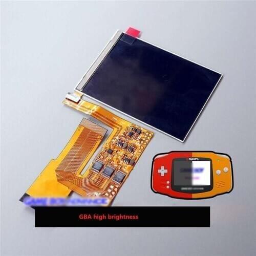 IPS Backlight LCD Kit for Nintend GBA Game Console Accessories 10 Levels High Brightness Adjustable LCD Screen Kit