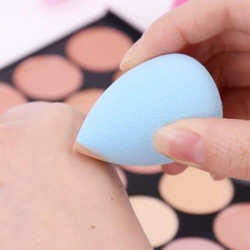 1PC Smooth Cosmetic Puff Dry Wet Use Makeup Foundation Sponge Beauty Face Care Tools Accessories Water Drop Shape