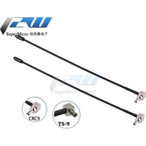 Dlenp 2pcs 4G LTE Antenna with TS9 or CRC9 Connector For Huawei E398 E5372 E589 E392 Zte MF61 MF62 aircard 753s 5dbi Gain