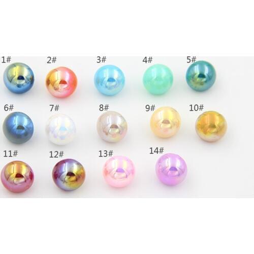 5pcs/lot Multi-color acrylic button baby sweater buckle Cardigan button handmade DIY decorative buttons 11mm