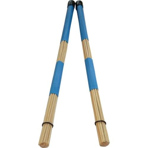 1 pair Durable Bamboo Jazz Drum Brushes Drum Sticks 40CM Musical Instrument Parts & Accessories