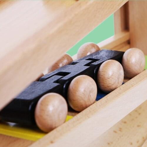 Wooden Children Car Ramp Racer Slider Race Car Ramp Toy Set Racing Car Toys