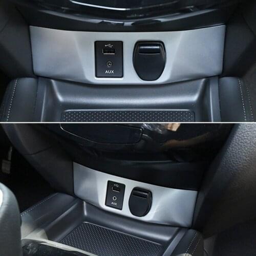 For Nissan X-Trail X Trail T32 Rogue ABS Interior Cigarette Lighter Cigar Panel Cover Car Accessories 2014 2015 2016 2017 2018