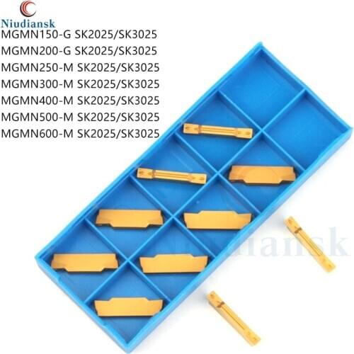 MGMN150-G MGMN200-G MGMN250-M MGMN300 MGMN400 MGMN500 MGMN600 SK2025 SK3025 Grooving Insert CNC Lathe Cutting Tool Carbide Blade