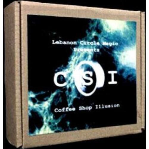 CSI - Coffee Shop Illusion(DVD and Gimmick),Magic Tricks,Stage,Disappearing,Props,Comedy,Mentalism,Professional Magician Toys