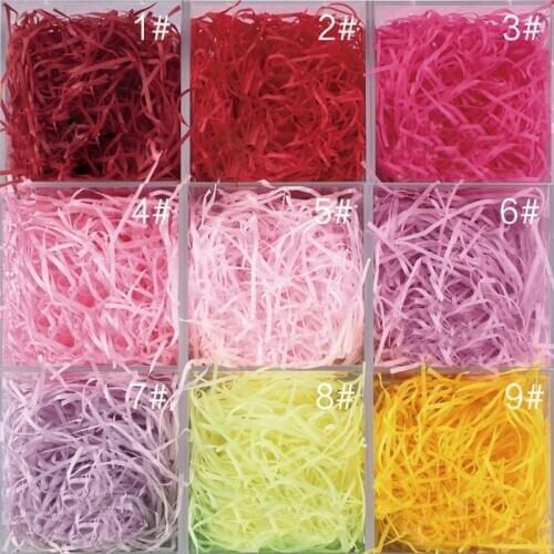 500g Confetti Shred Paper Filled Raffia Gift Cartridge Wedding Candy Box Filler Party Decor DIY Craft Home Decoration