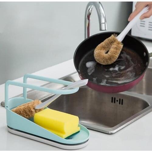 Kitchen Holder Sink Organizer with Towel Rack Convenience Dishcloth Drying Rack for Home Kitchen ALI88