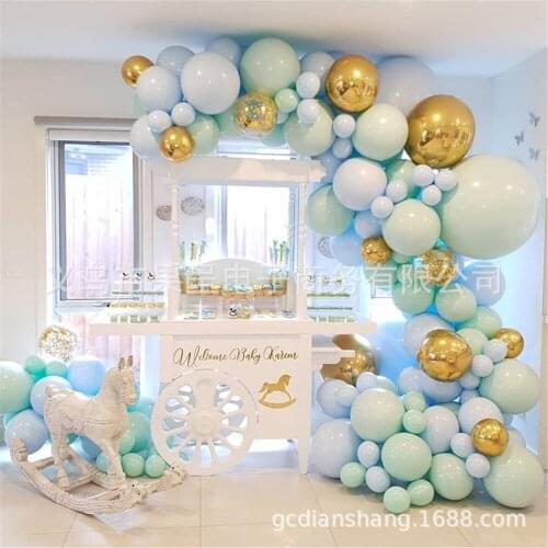 Macaron balloon chain package birthday wedding party background wall decoration balloon set combination
