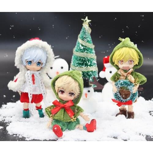 Ob11 DOLL GSC DOLL DDF Clay man YMY Body9 Molly Christmas hat doll clothes doll accessories