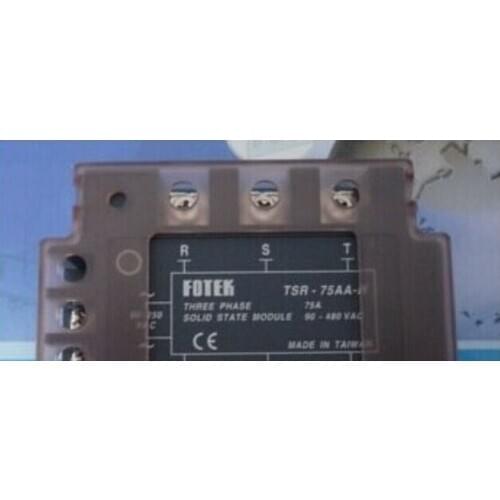 Original Taiwans FOTEK three-phase solid state relay TSR-75AA-H