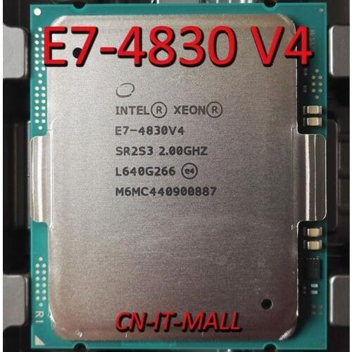 Intel Xeon E7-4830 V4 CPU 2.0GHz 35M 14 Core 28 Threads LGA2011 Processor