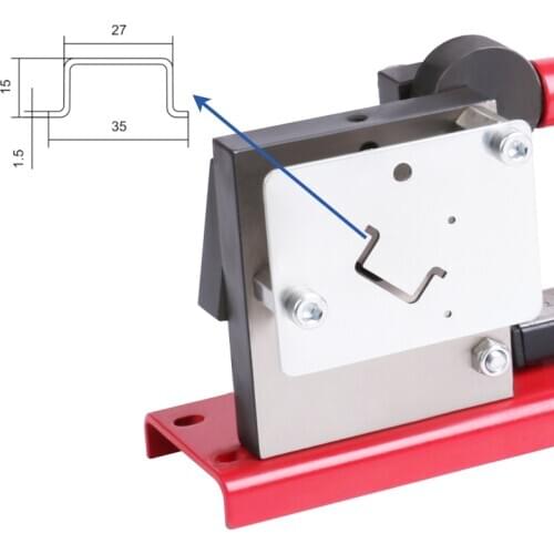 Din rail cutter, esay cut din rail, R110B din rail cutter with measure gauge