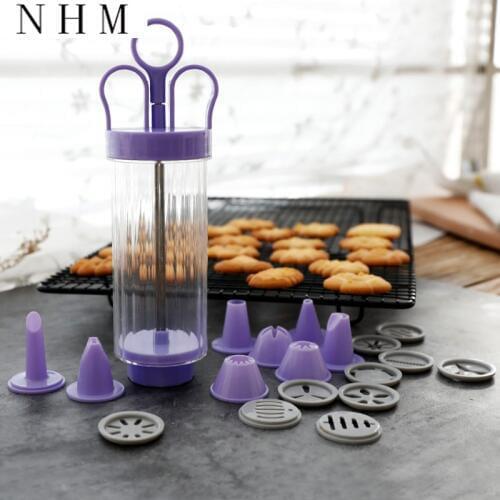 Icing Piping Syringe Gun Nozzles Fondant Cookie Presses Sets Cake Machine Making Gun Baking Pastry Tools