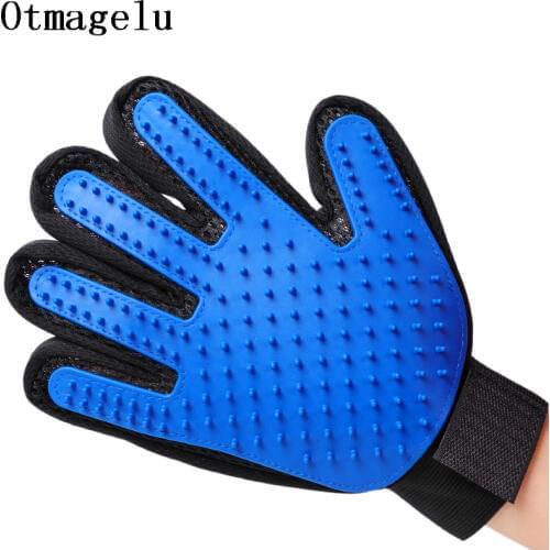 Silicone Pet Brush Dog Cat Glove Cat Cleaning Gentle Efficient Pet Soft Cat Grooming Glove Dog Bath Supplies Pet Glove Combs
