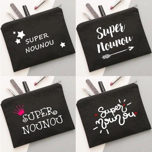 Women French Print Make Up Bags Girl Cosmetic Case Female Travel Makeup Beauty Wash Organizer Toiletry Storage Pouch Best Gifts