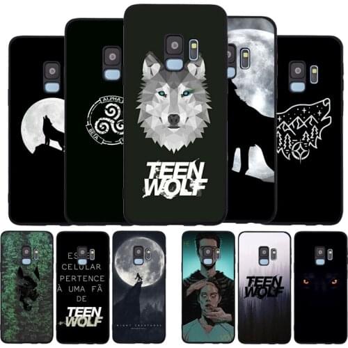 Teen Wolf Black TPU Silicone Soft Phone Case For Samsung Galaxy S20 S10 S9 S8 Plus Lite NOTE 10 9 8 S7 EDGE