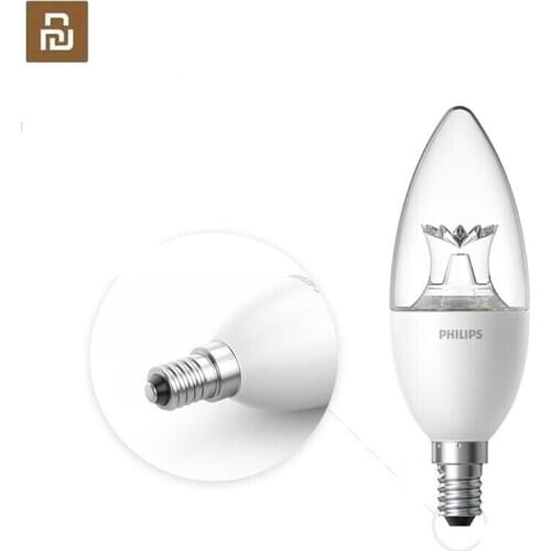 Youpin PHILIPS Smart LED Candle Light Bulb WiFi E14 Dimmable control Xiaomi Mi Mijia APP Smart Home Automation Device Linkage