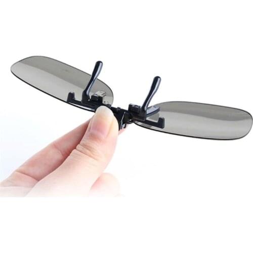 1 Pair Clip On Type Passive Circular Polarized 3D Glasses Clips for 3D TV Movie