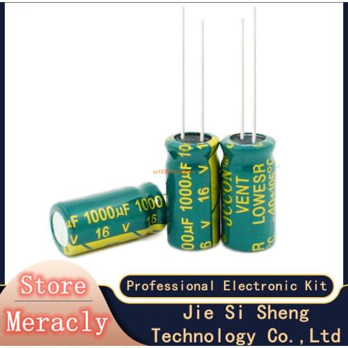 10 pcs Aluminum electrolytic capacitor 2200 uF 25 V 10 * 20 mm frekuensi tinggi Radial Electrolytic kapasitor