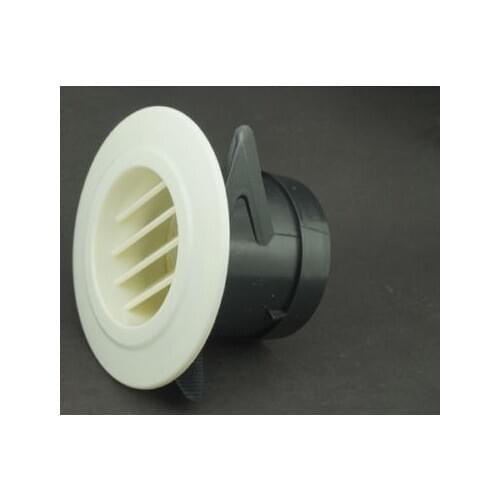 4pcs/lot Free Shipping 70mm Wall Air Vent Bull Nose Bathroom Extractor Outlet Grille Louvres High Polish