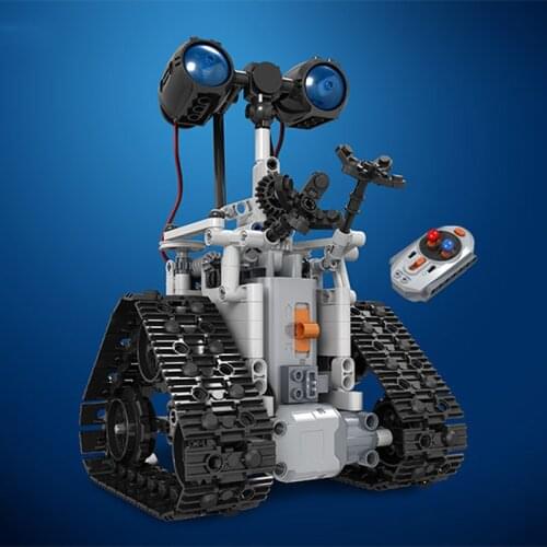 408PCS Creative Smart RC Robot Remote Control Building Blocks Assembly Robot Intelligent Walking Robot Bricks Toys For Children