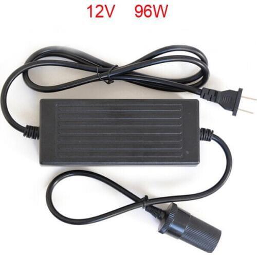 AC100V-240V to DC12V Car Cigarette Lighter AC / DC Adapter Converter Transformer 96W DC Power Converter