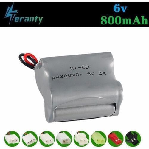 6v 800mah NiCD Battery For Rc toys Cars Tanks Robots RC 2877 3831 Boats 6v Rechargeable Battery NI-CD AA Battery Pack 1pcs-10pcs