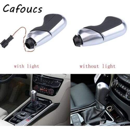 Cafoucs Automatic Gear Shift Knob Gear Lever Handle For Peugeot 508