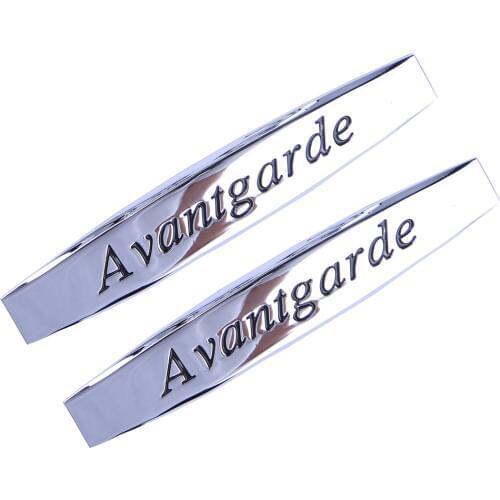 Car Accessories Auto Decoration Car Fender Sticker Emblem Badge For Mercedes Benz Avantgarde W203 W204 W211 W124 SLS GLK A180