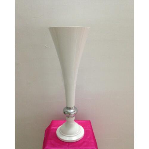 Free Shipping White Table Stand 68cm( 26.7") Wedding Table centerpiece Wedding flower vase Wedding decoration 10pcs/lot