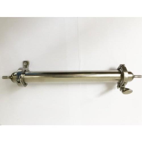 Free Shipping 2" Filter Pipe, Length 300mm, Filter Tube,Sanitary Stainless Steel 304