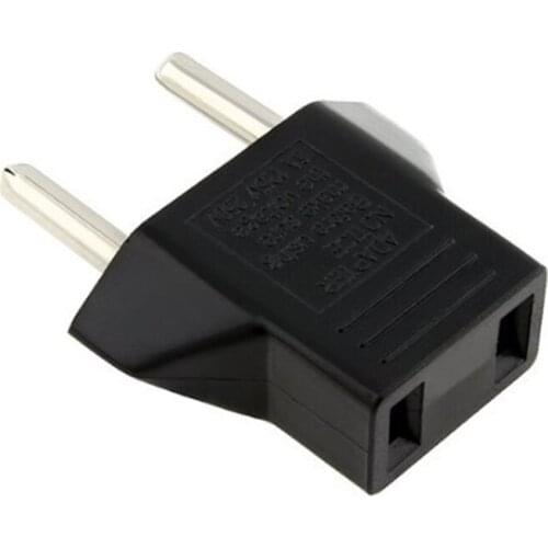 1PC EU To USA Plug Adapter Travel Charger Power Socket Adapter USA To Europe Regulation Charging Converter Plug Charger Adapter